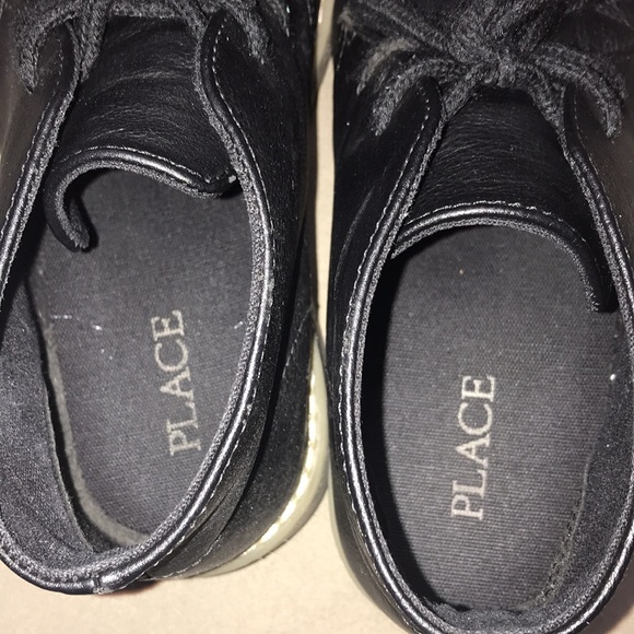 Boys Uniform Lace Up Boots - Black used good condition size 2 - Picture 7 of 8